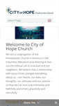 Mobile Screenshot of cityofhopechurch.net